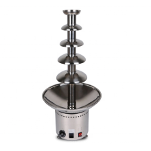 Commercial Electric 5 Tiers Stainless Steel Chocolate Fondue Fountain Sales